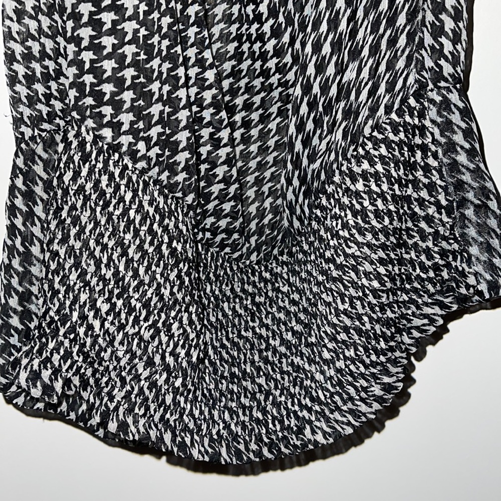 Sheer houndstooth blouse - Picture 4 of 4